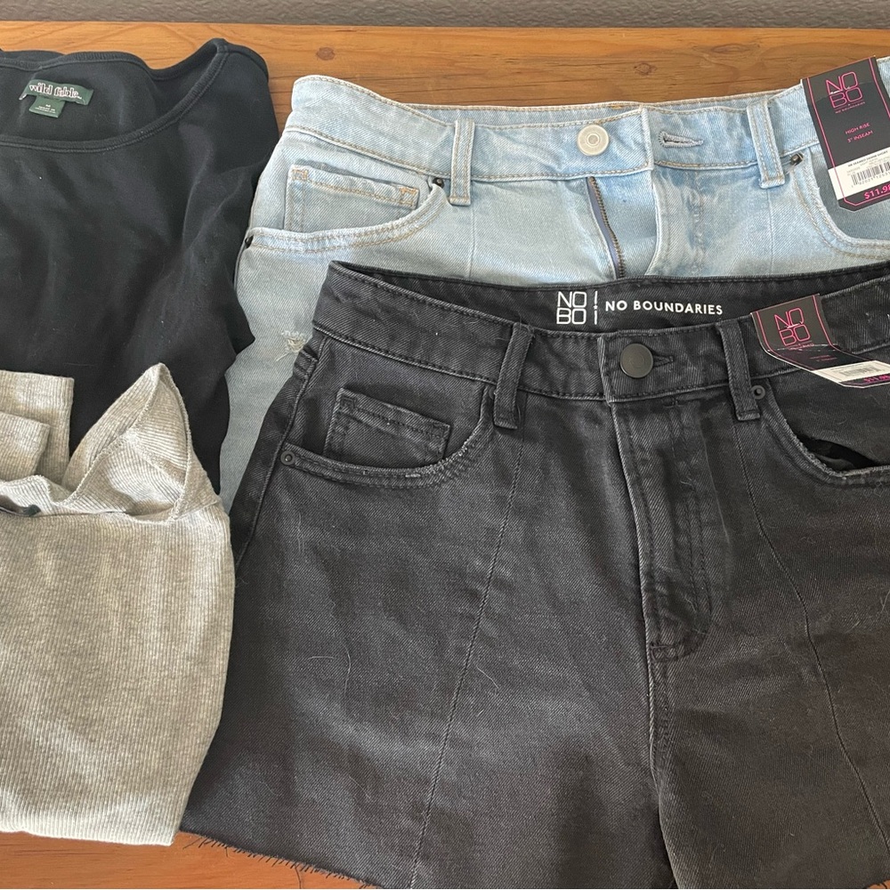 No Boundaries Denim Shorts